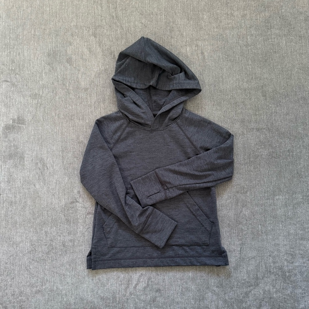Primary Kids Dark Gray Hoodie Sweatshirt Size 3 Lightweight Pullover